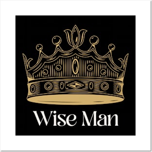 Wise Man and his crown Posters and Art